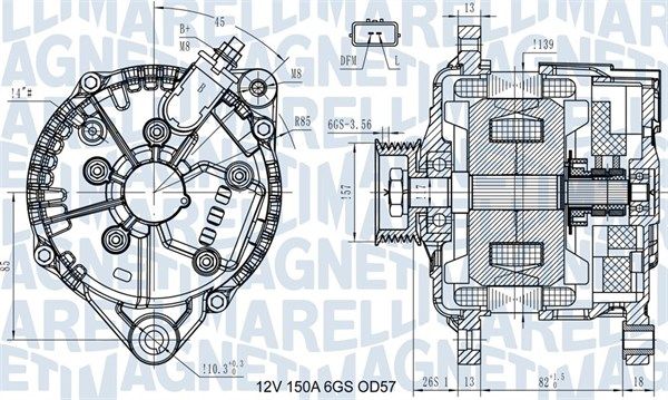 MAGNETI MARELLI 063731430110 - Generator