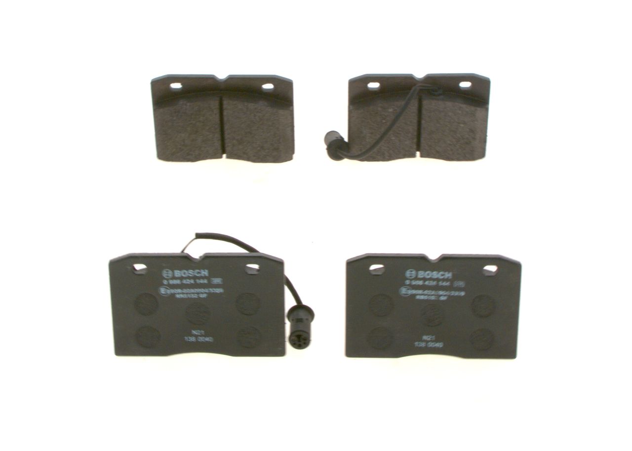 BOSCH 0 986 424 144 - Bremsbelagsatz, Scheibenbremse