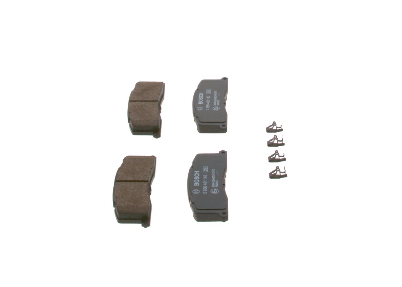 BOSCH 0 986 461 140 - Bremsbelagsatz, Scheibenbremse