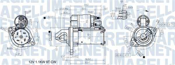 MAGNETI MARELLI 063721557410 - Starter