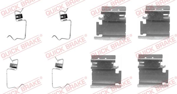 QUICK BRAKE 109-1218 - Zubehörsatz, Scheibenbremsbelag