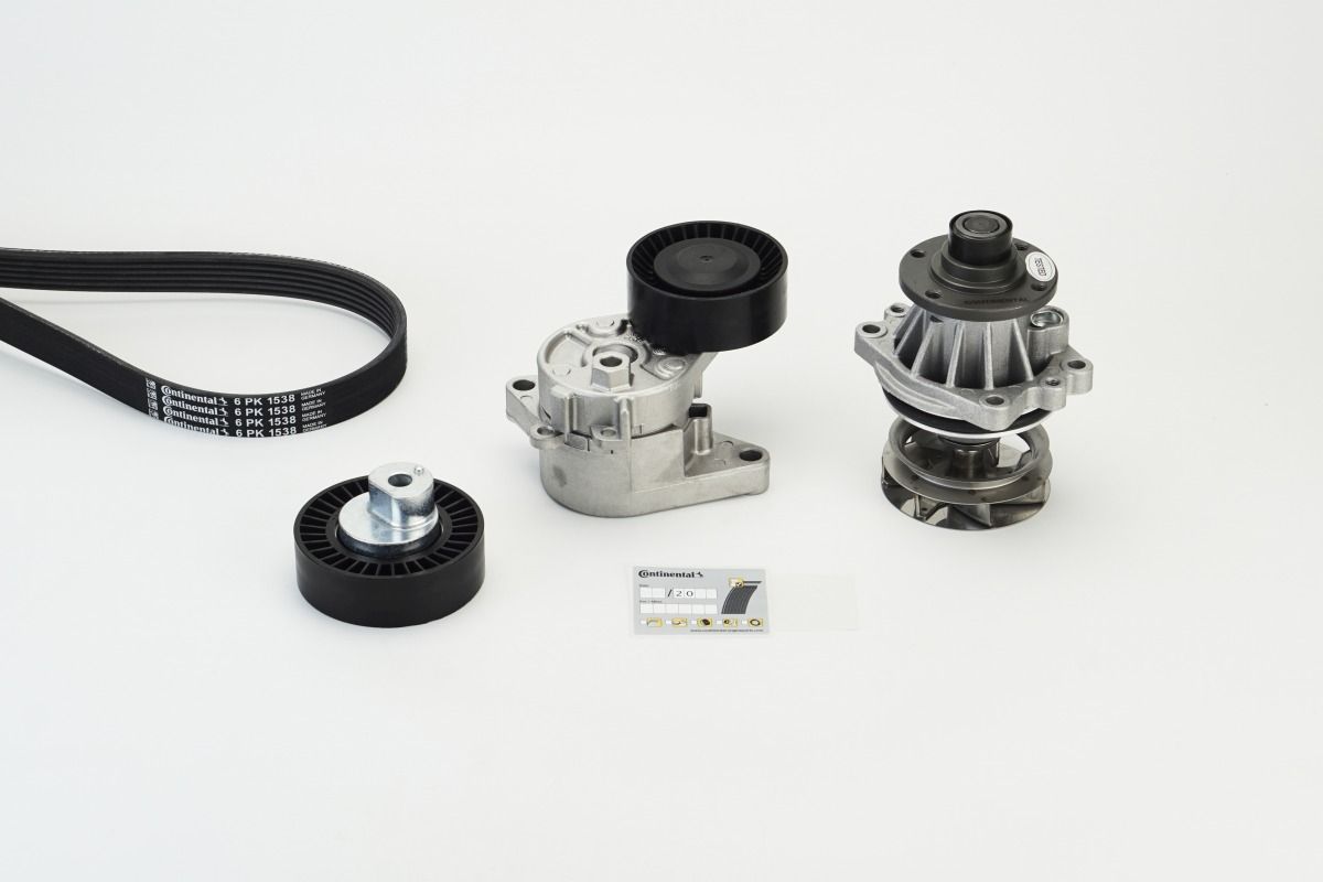 CONTINENTAL CTAM 6PK1538WP1 - Wasserpumpe + Keilrippenriemensatz