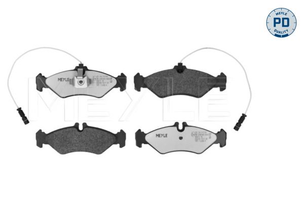 MEYLE 025 216 2117/PD - Bremsbelagsatz, Scheibenbremse