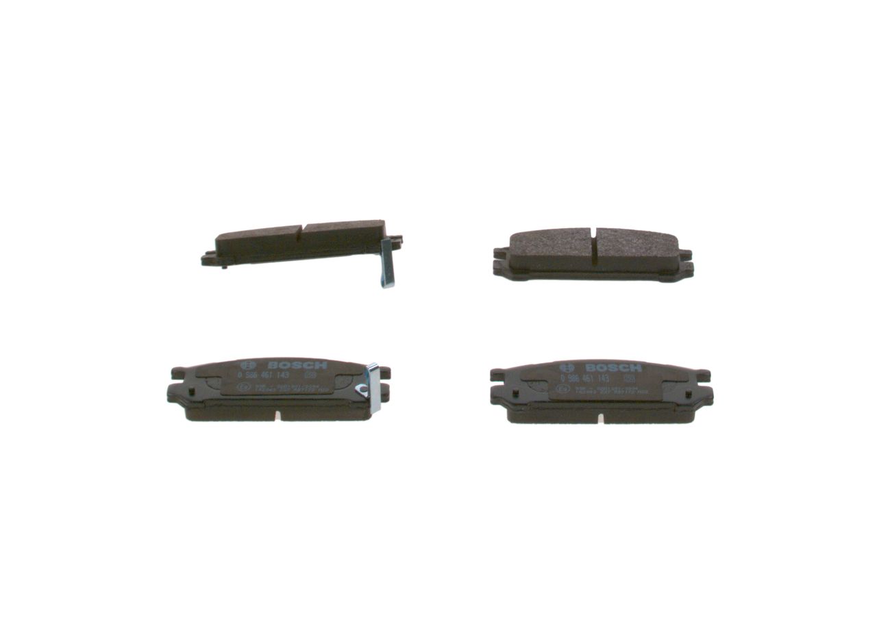 BOSCH 0 986 461 143 - Bremsbelagsatz, Scheibenbremse
