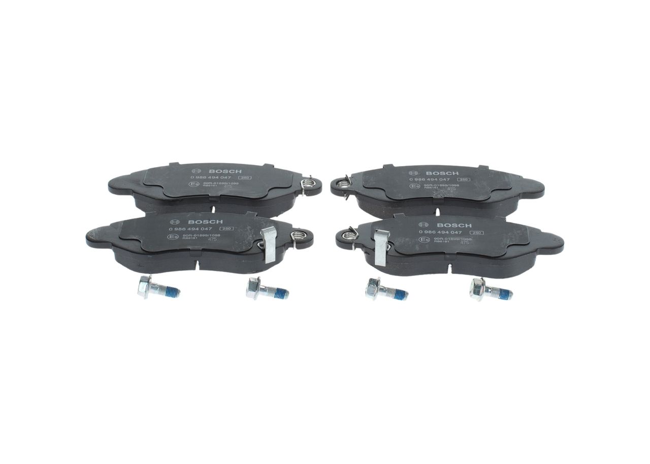 BOSCH 0 986 494 047 - Bremsbelagsatz, Scheibenbremse