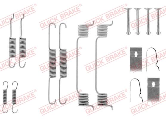 QUICK BRAKE 105-0605 - Zubehörsatz, Bremsbacken