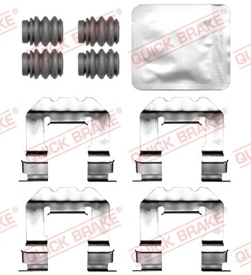 QUICK BRAKE 109-0127 - Zubehörsatz, Scheibenbremsbelag