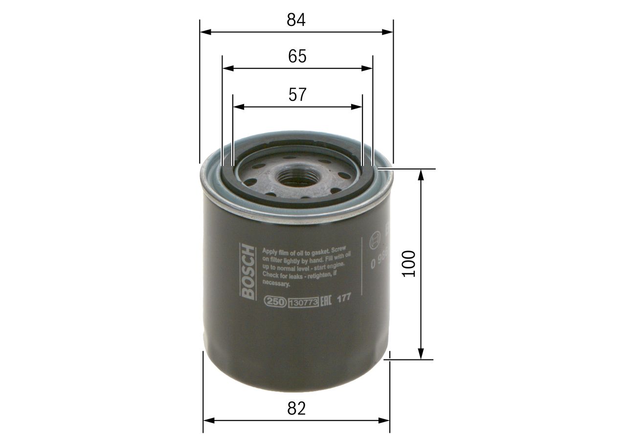 BOSCH 0 986 452 023 - Ölfilter