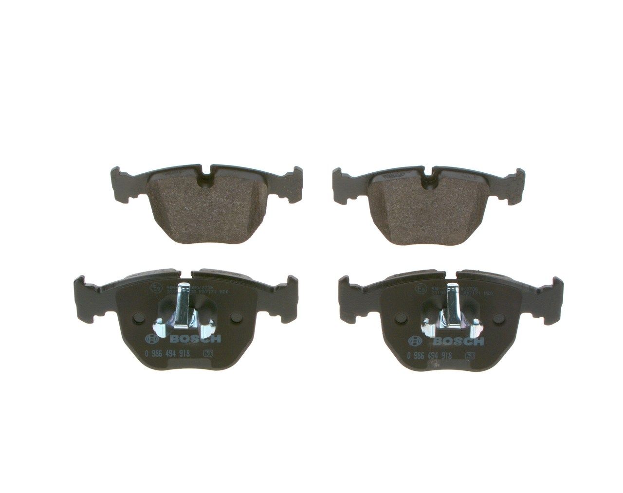 BOSCH 0 986 494 918 - Bremsbelagsatz, Scheibenbremse