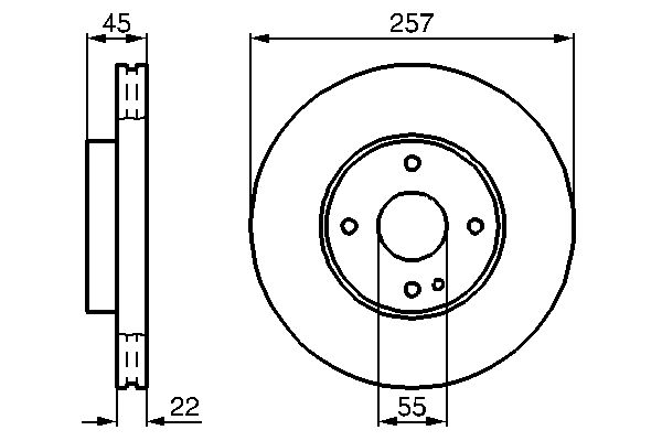 BOSCH 0 986 478 638 - Bremsscheibe