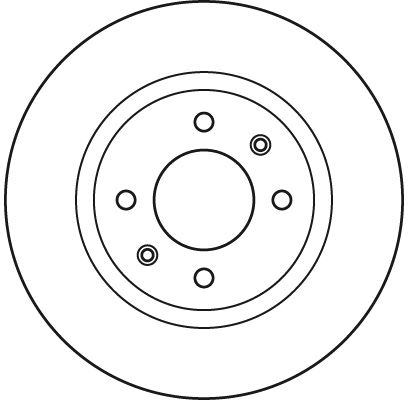 TRW DF6116 - Bremsscheibe