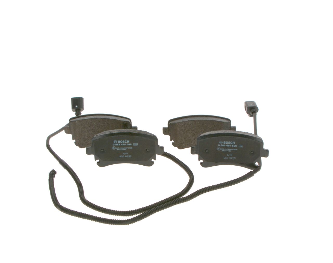 BOSCH 0 986 494 669 - Bremsbelagsatz, Scheibenbremse