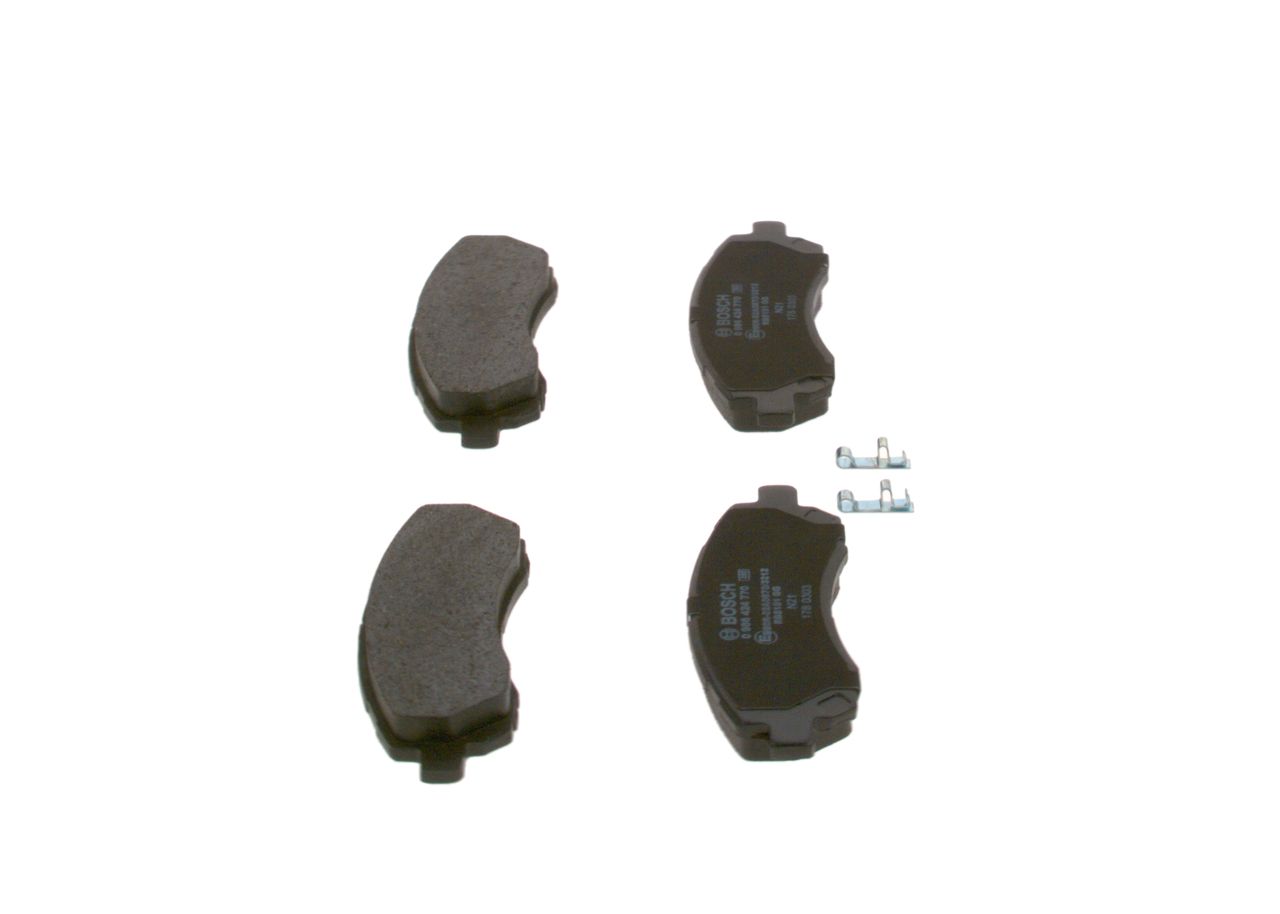 BOSCH 0 986 424 770 - Bremsbelagsatz, Scheibenbremse