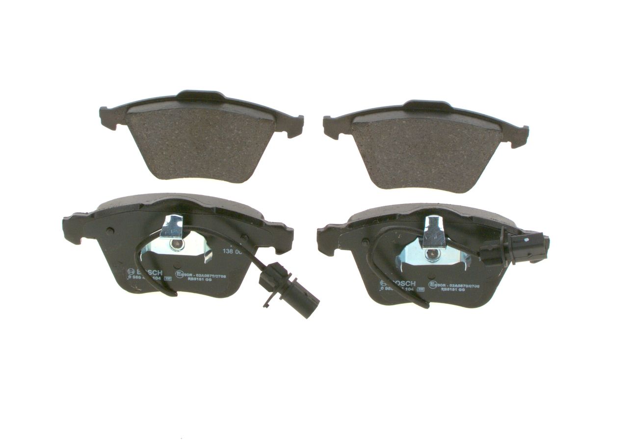 BOSCH 0 986 494 104 - Bremsbelagsatz, Scheibenbremse