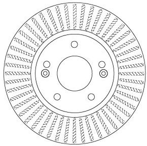 TRW DF8056 - Bremsscheibe