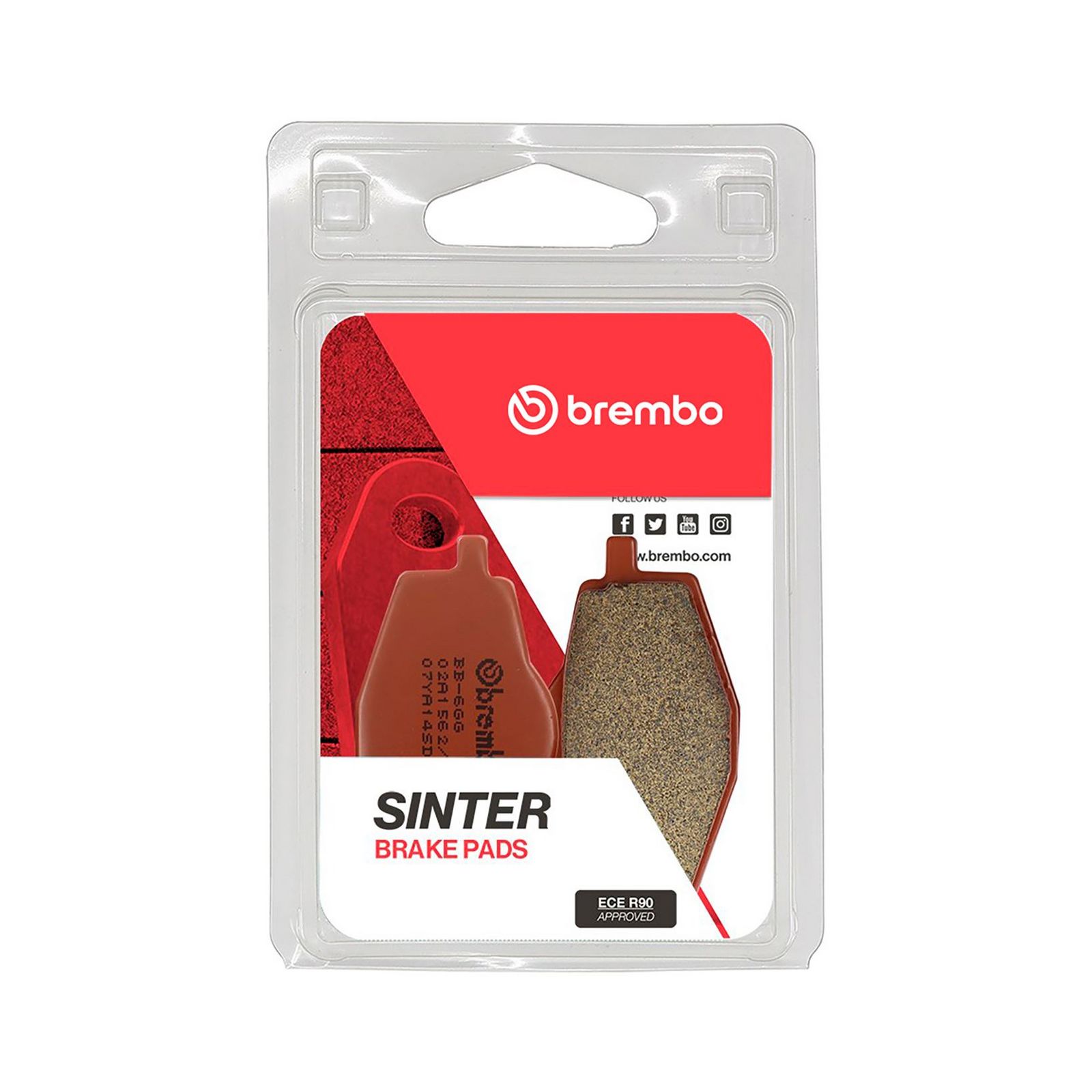 BREMBO 07YA14SD - Bremsbelagsatz, Scheibenbremse
