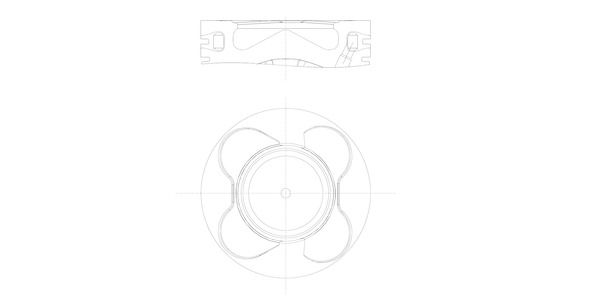 MAHLE 081 PI 00102 000 - Kolben