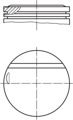 MAHLE 002 16 00 - Kolben