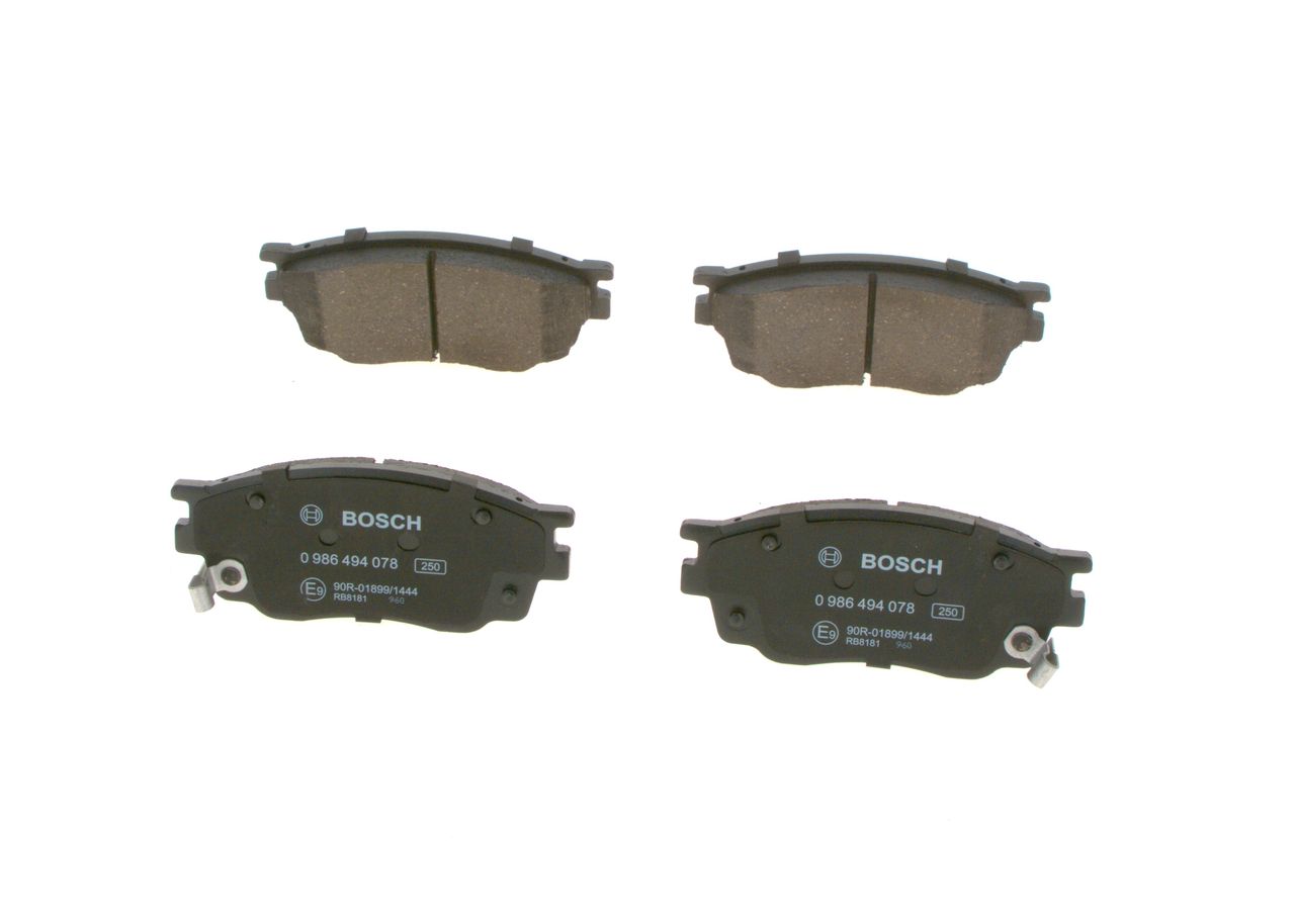 BOSCH 0 986 494 078 - Bremsbelagsatz, Scheibenbremse