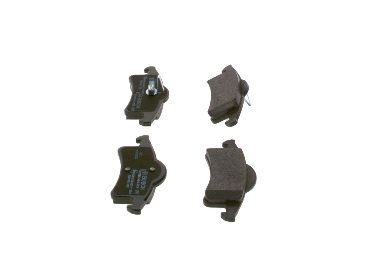 BOSCH 0 986 424 665 - Bremsbelagsatz, Scheibenbremse
