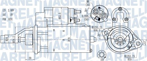 MAGNETI MARELLI 063721114010 - Starter