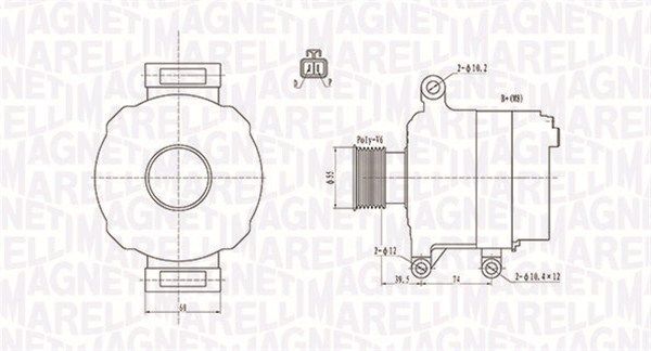 MAGNETI MARELLI 063732109010 - Generator