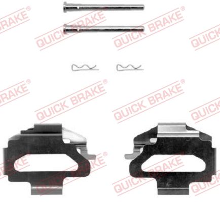 QUICK BRAKE 109-1141 - Zubehörsatz, Scheibenbremsbelag