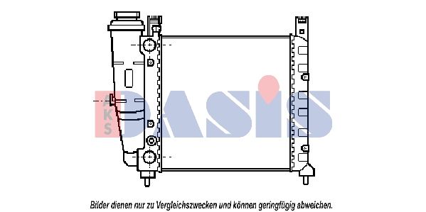 AKS DASIS 080230N - Kühler, Motorkühlung