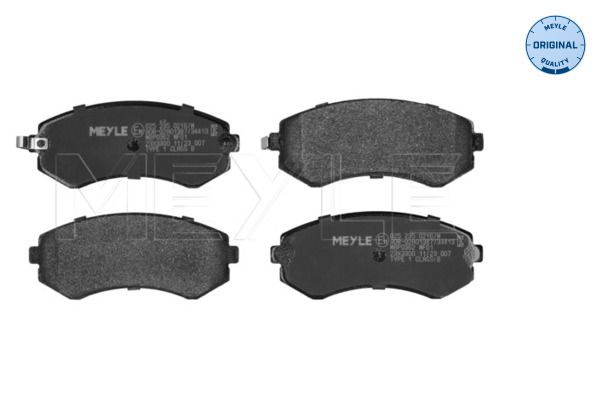 MEYLE 025 235 0216/W - Bremsbelagsatz, Scheibenbremse