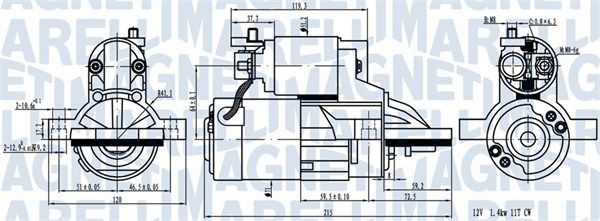 MAGNETI MARELLI 063721436010 - Starter
