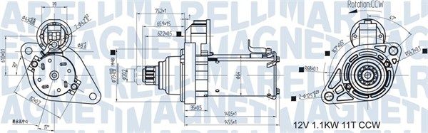 MAGNETI MARELLI 063721533010 - Starter