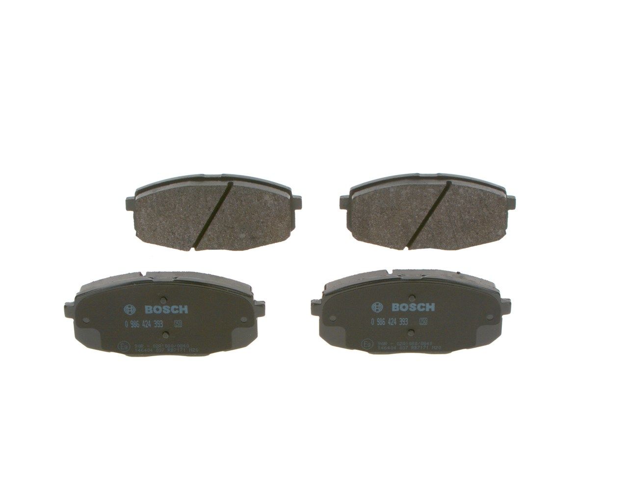 BOSCH 0 986 424 393 - Bremsbelagsatz, Scheibenbremse