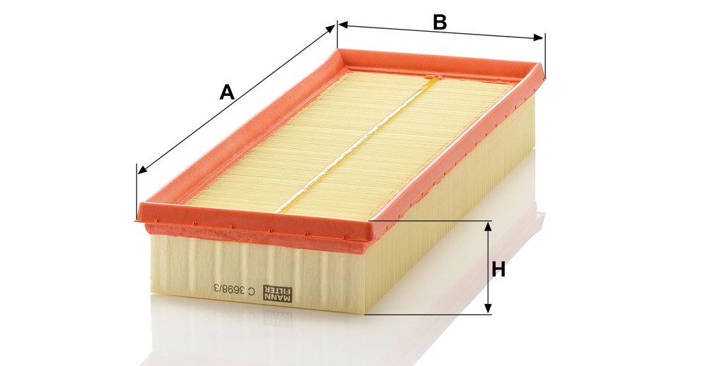 MANN-FILTER C 3698/3-2 - Luftfilter