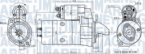 MAGNETI MARELLI 063720350010 - Starter