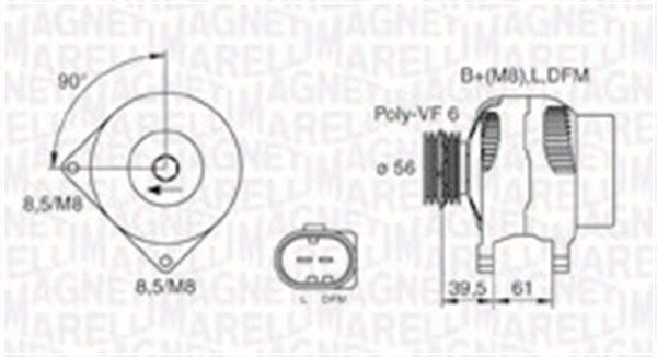 MAGNETI MARELLI 063731394010 - Generator