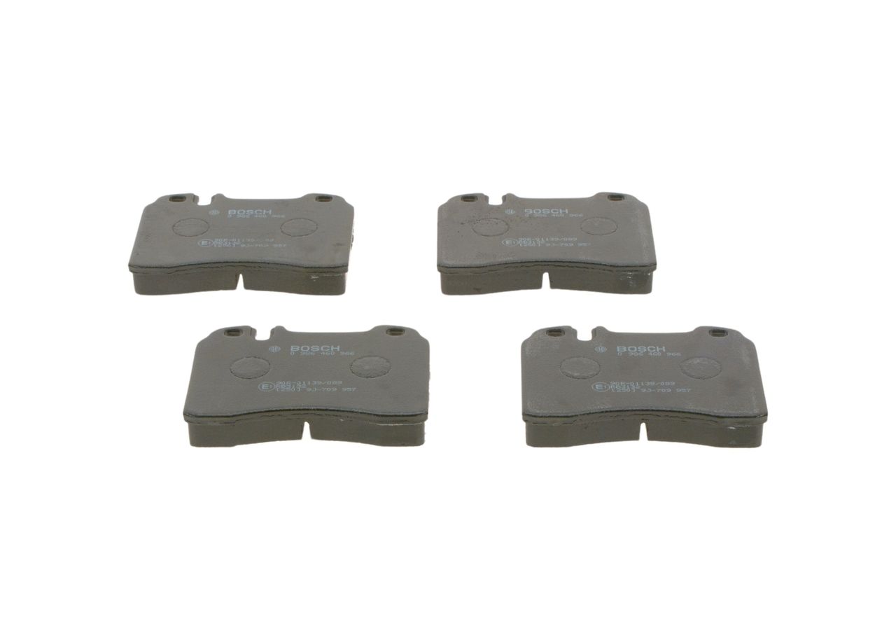 BOSCH 0 986 460 966 - Bremsbelagsatz, Scheibenbremse