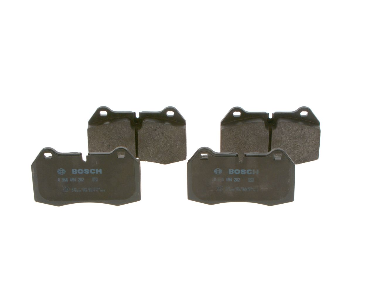 BOSCH 0 986 494 282 - Bremsbelagsatz, Scheibenbremse
