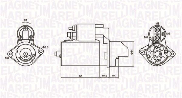 MAGNETI MARELLI 063721334010 - Starter