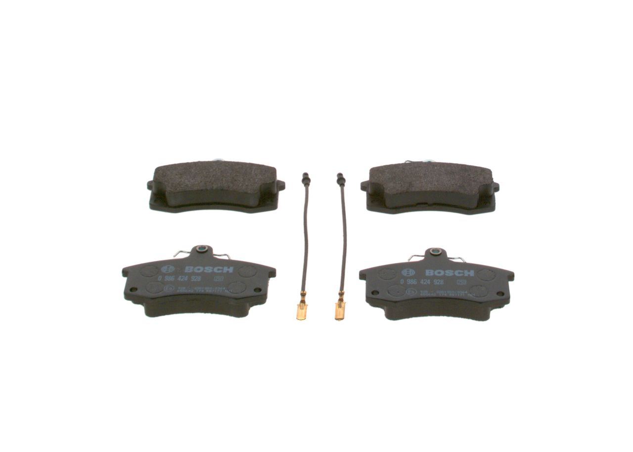 BOSCH 0 986 424 928 - Bremsbelagsatz, Scheibenbremse
