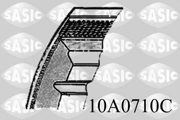 SASIC 10A0710C - Keilrippenriemen