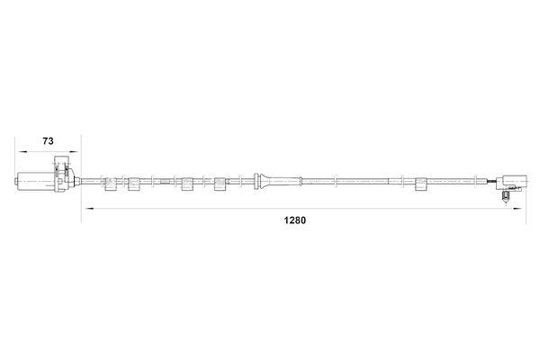BOSCH 0 265 006 818 - Sensor, Raddrehzahl