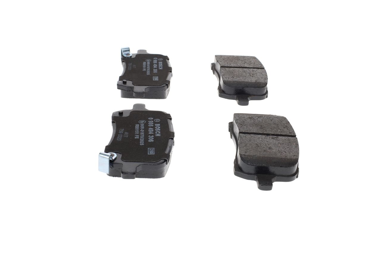 BOSCH 0 986 494 306 - Bremsbelagsatz, Scheibenbremse