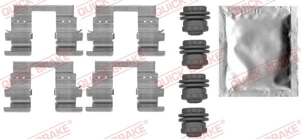 QUICK BRAKE 109-0013 - Zubehörsatz, Scheibenbremsbelag