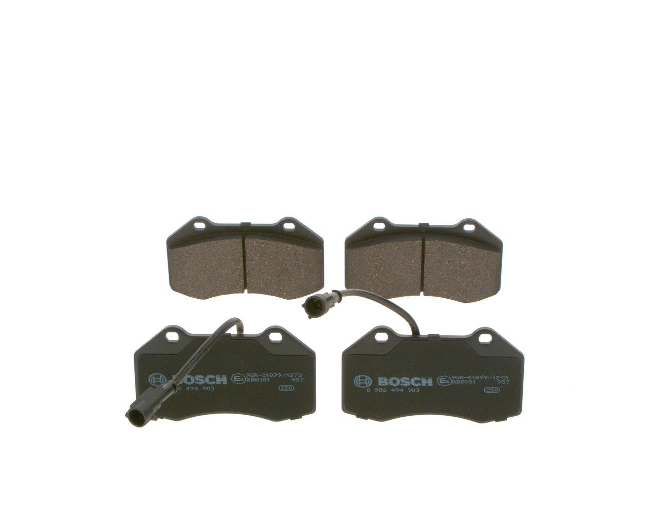 BOSCH 0 986 494 903 - Bremsbelagsatz, Scheibenbremse