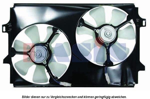 AKS DASIS 098078N - Lüfter, Motorkühlung
