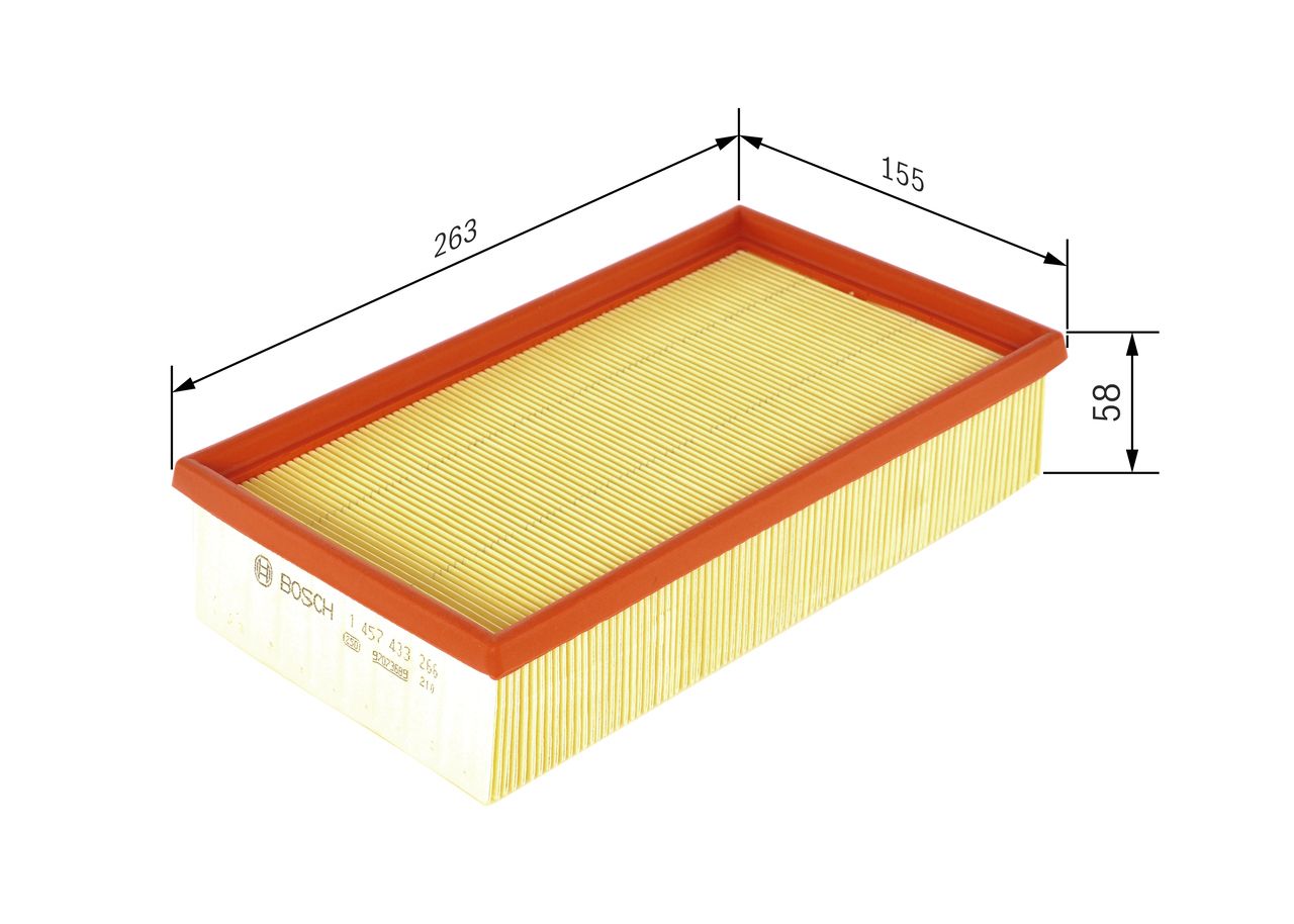 BOSCH 1 457 433 266 - Luftfilter