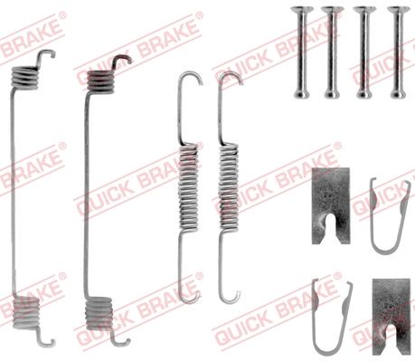 QUICK BRAKE 105-0789 - Zubehörsatz, Bremsbacken