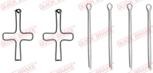 QUICK BRAKE 109-1099 - Zubehörsatz, Scheibenbremsbelag