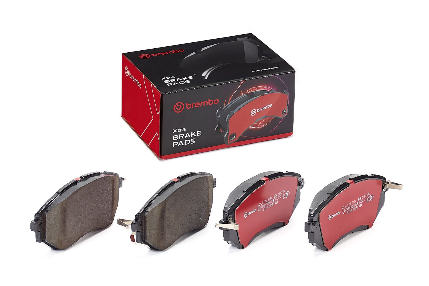 BREMBO P 78 017X - Bremsbelagsatz, Scheibenbremse