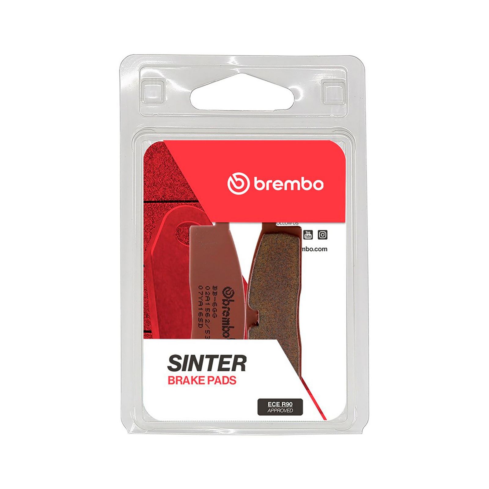 BREMBO 07YA16SD - Bremsbelagsatz, Scheibenbremse